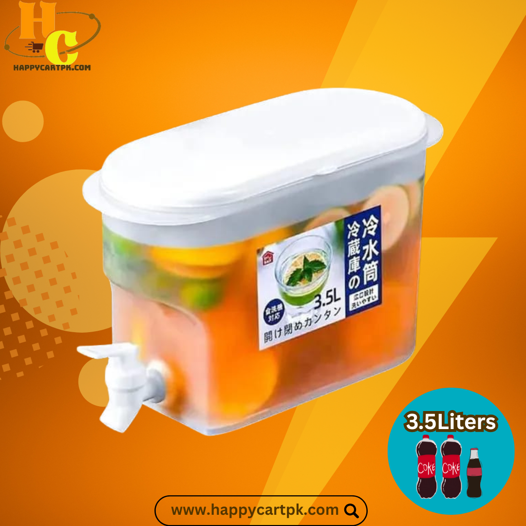 3.5L Cold Kettle - Jug With Large Opening & Faucet