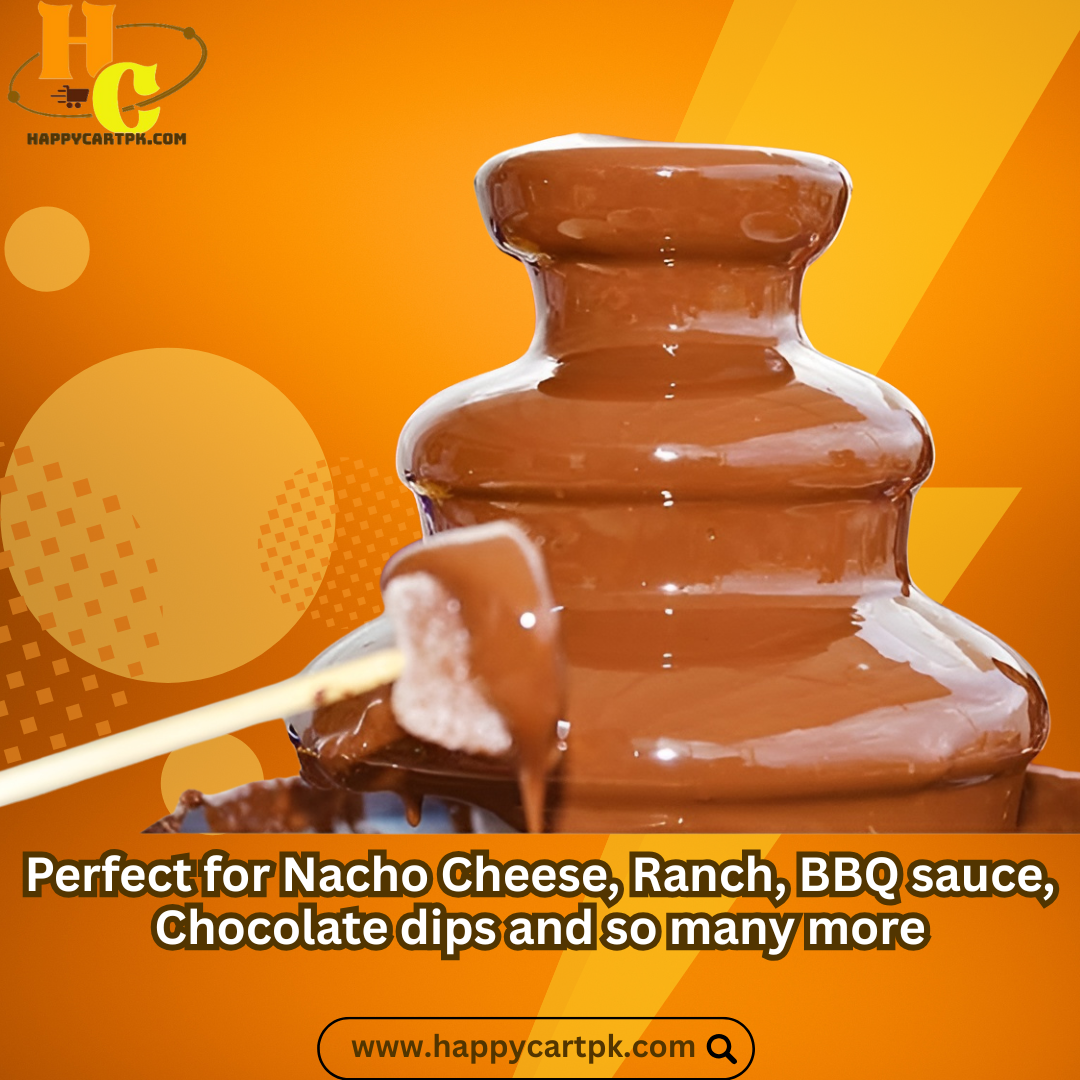 Chocolate Fountain 3-tier Mini Tower Fondue Pot