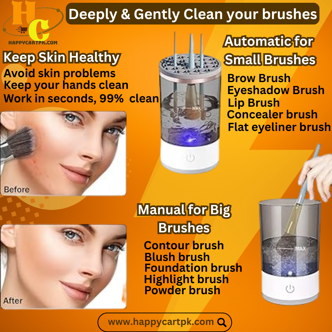 Electric USB Makeup Brush Cleaner
