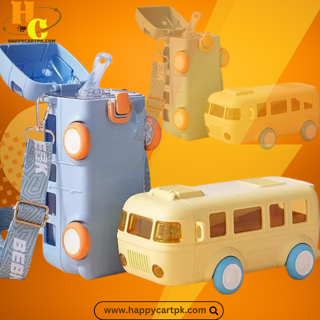 Bus Shaped Water Bottle - 500ml