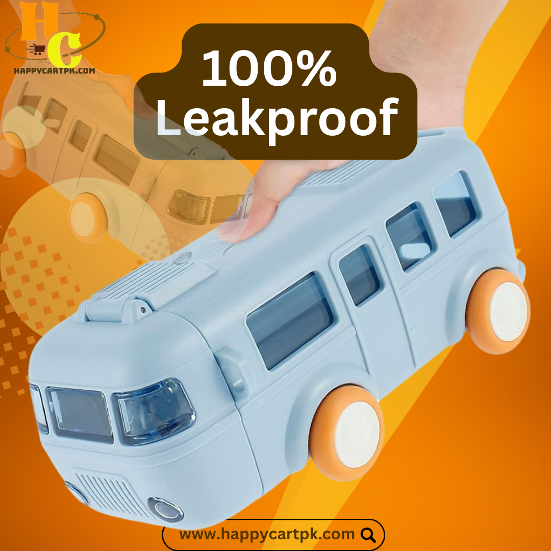 Bus Shaped Water Bottle - 500ml