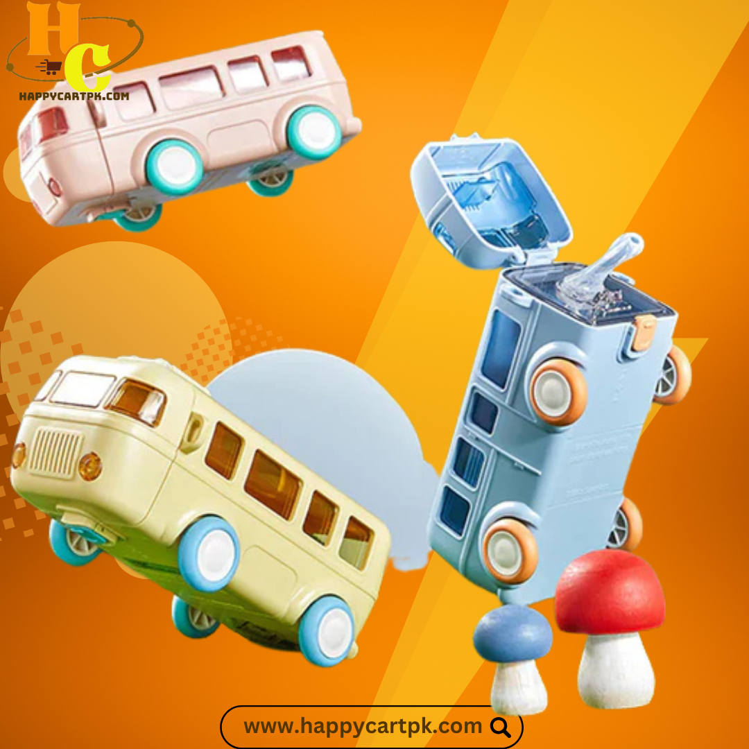 Bus Shaped Water Bottle - 500ml