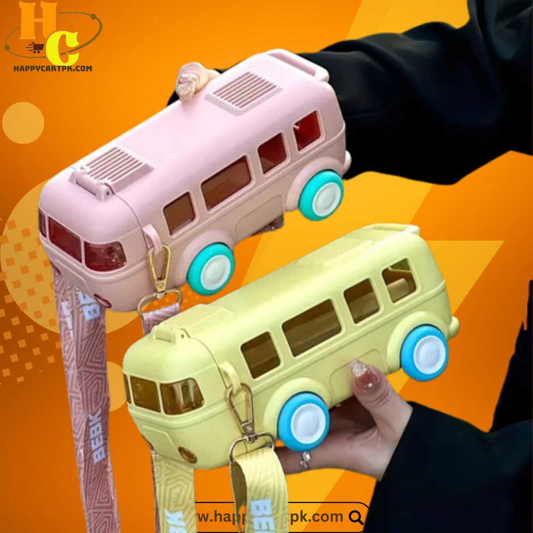Bus Shaped Water Bottle - 500ml