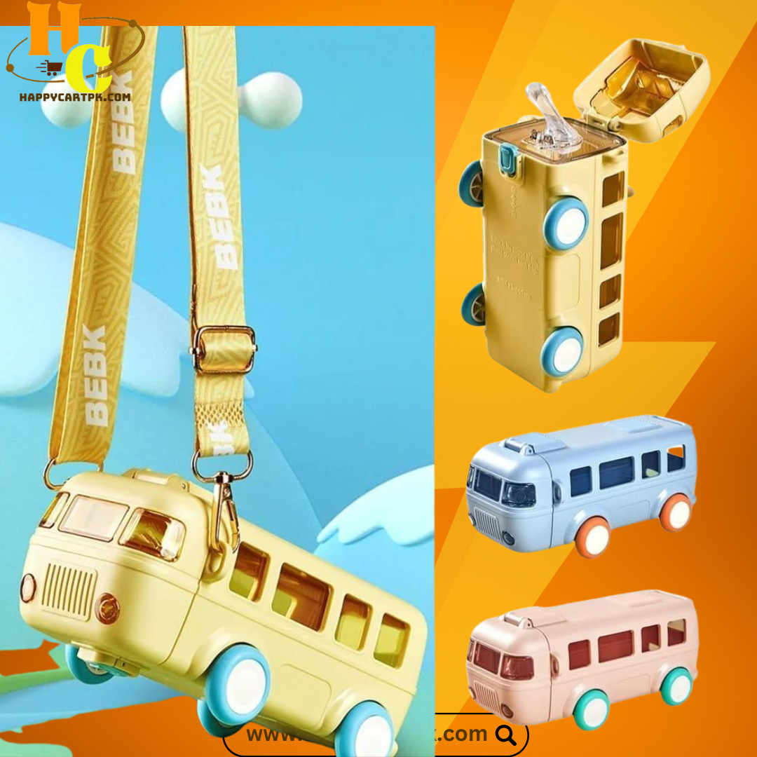 Bus Shaped Water Bottle - 500ml