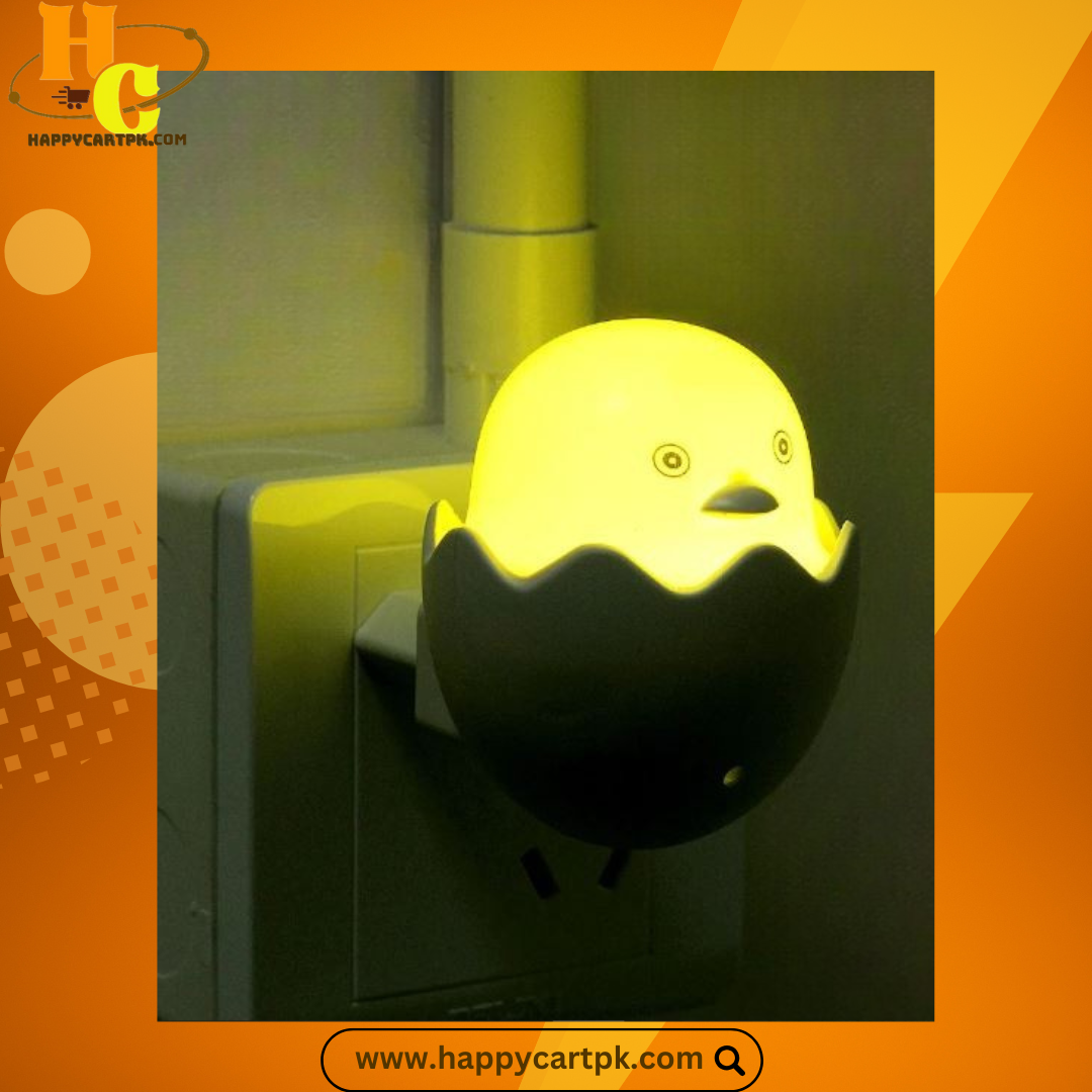 Yellow Duck Automatic Egg Shaped LED Light