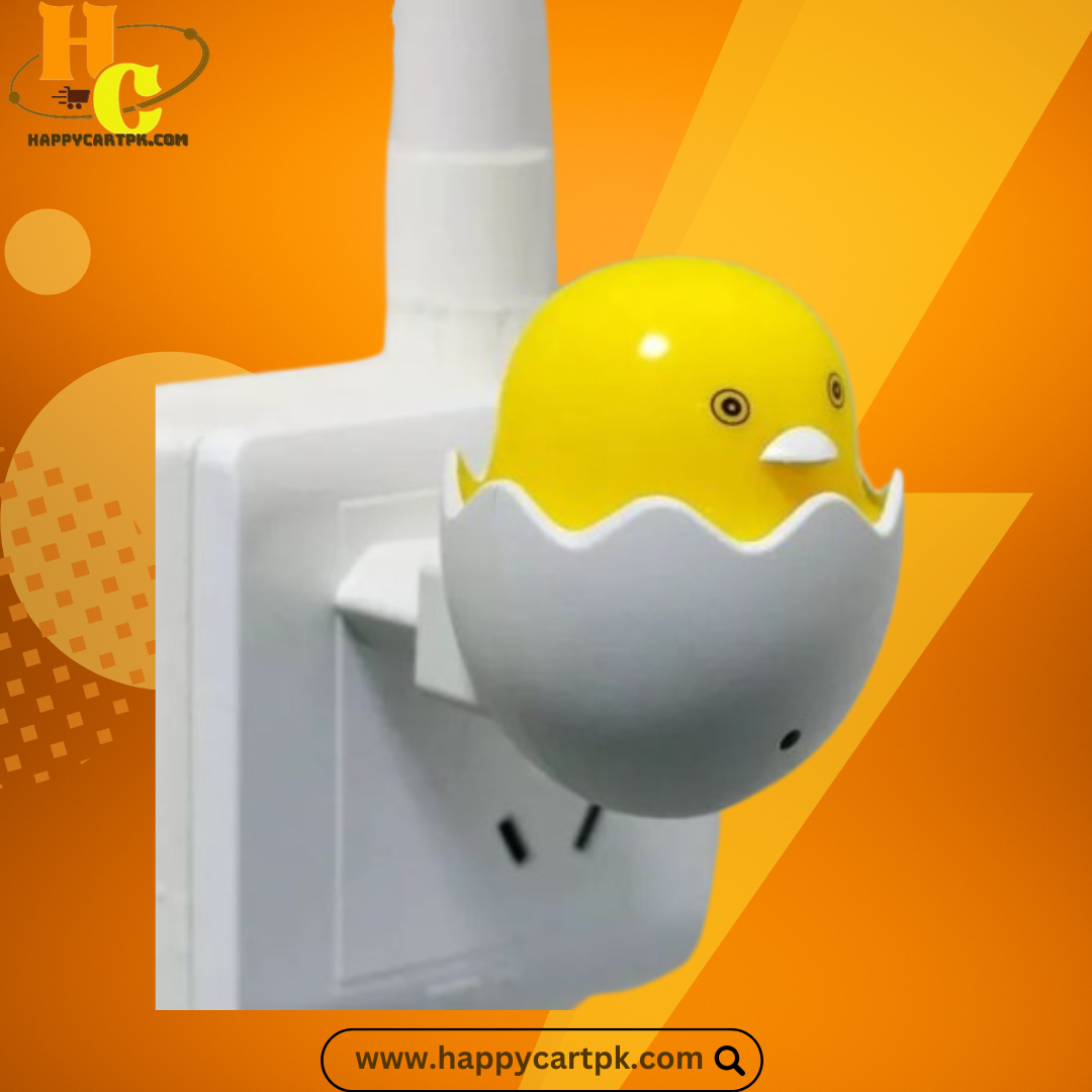 Yellow Duck Automatic Egg Shaped LED Light