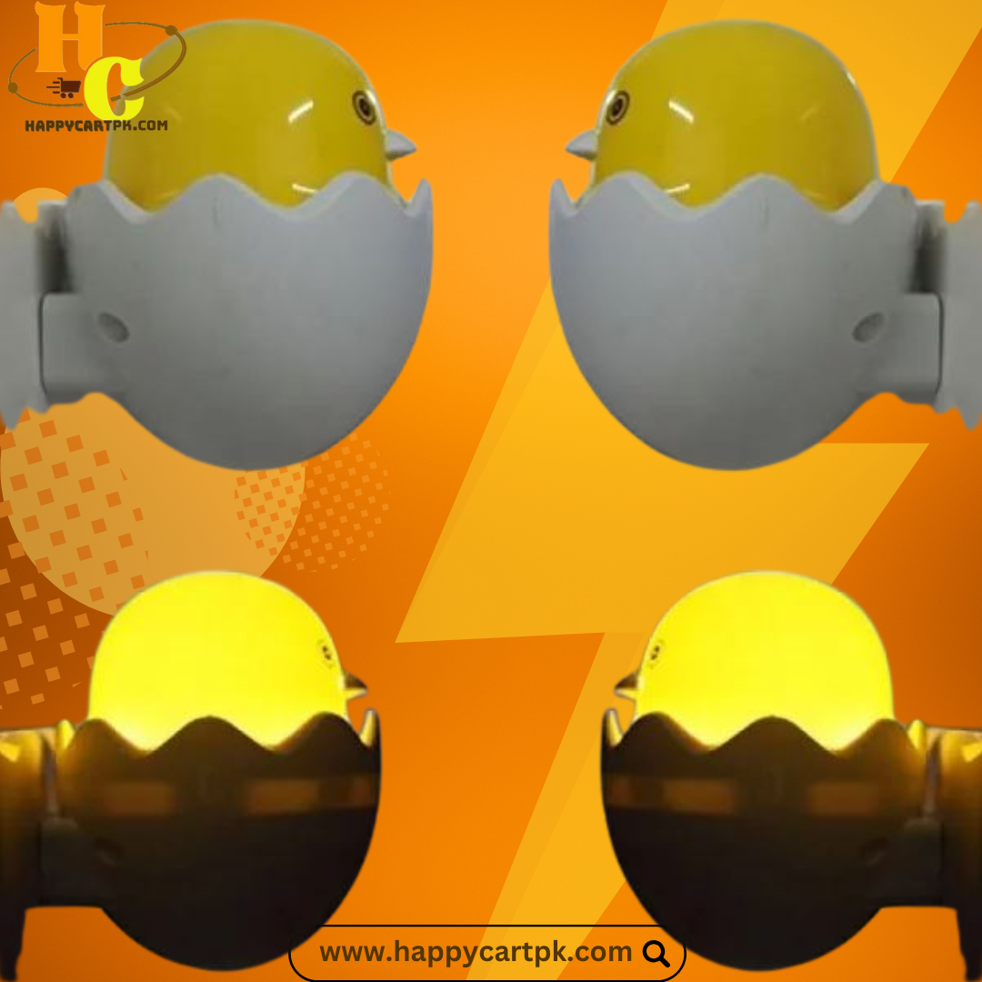 Yellow Duck Automatic Egg Shaped LED Light