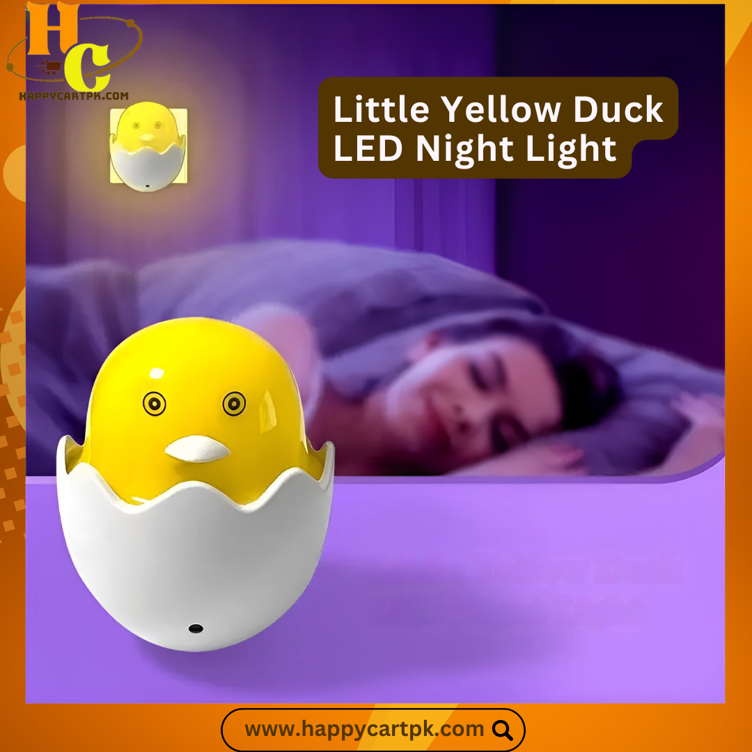 Yellow Duck Automatic Egg Shaped LED Light