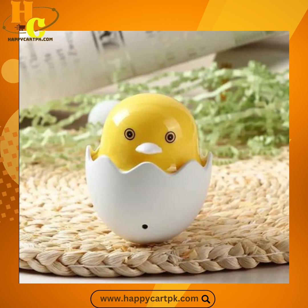 Yellow Duck Automatic Egg Shaped LED Light