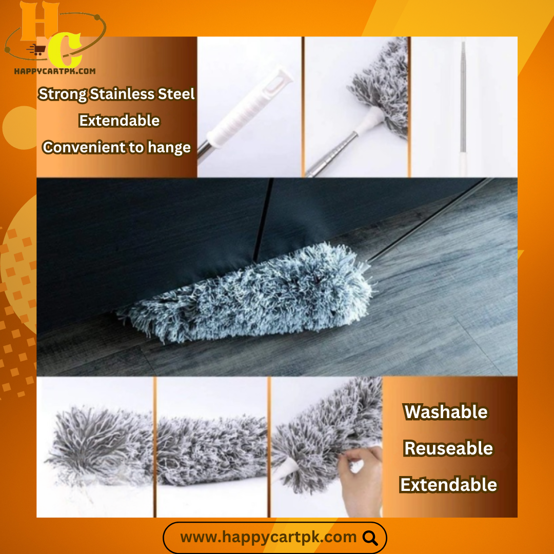 Extendable Telescopic Microfibre Duster