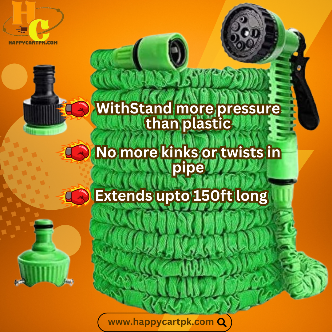 Expandable Magic Garden Hose – 100ft & 150ft (Random Color)