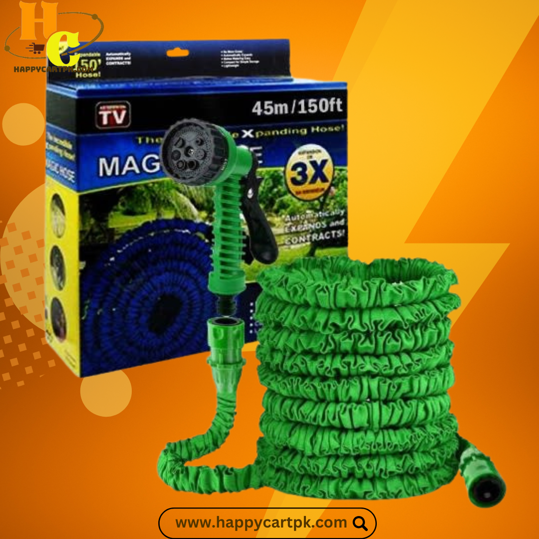 Expandable Magic Garden Hose – 100ft & 150ft (Random Color)