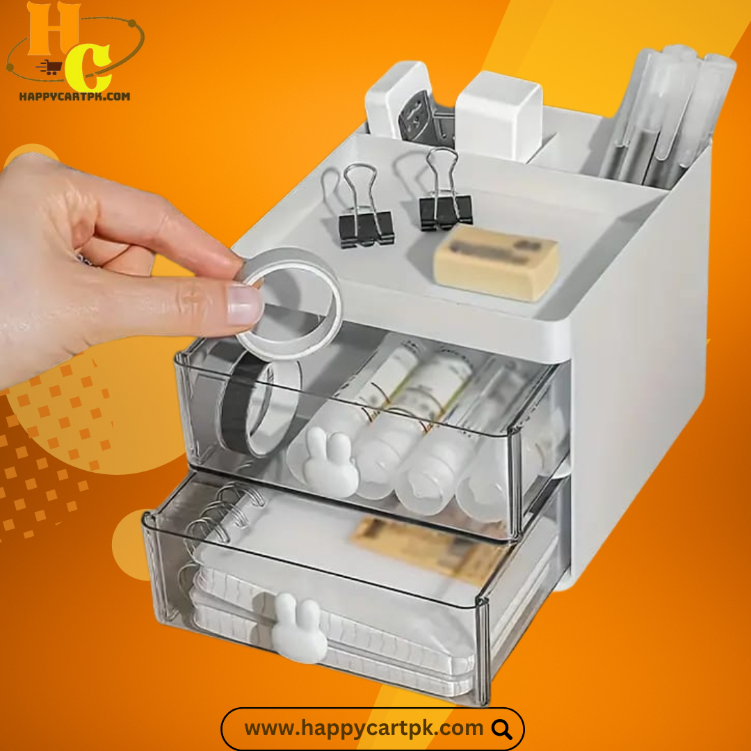 Rabit Handle Desk Organizer