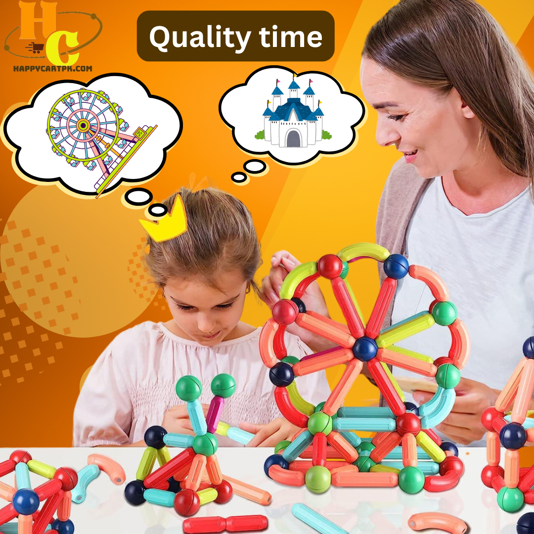 Magnetic Building Blocks DIY- Educational Toy
