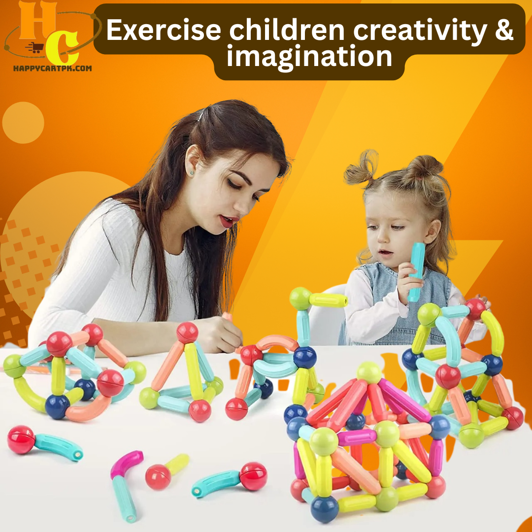Magnetic Building Blocks DIY- Educational Toy