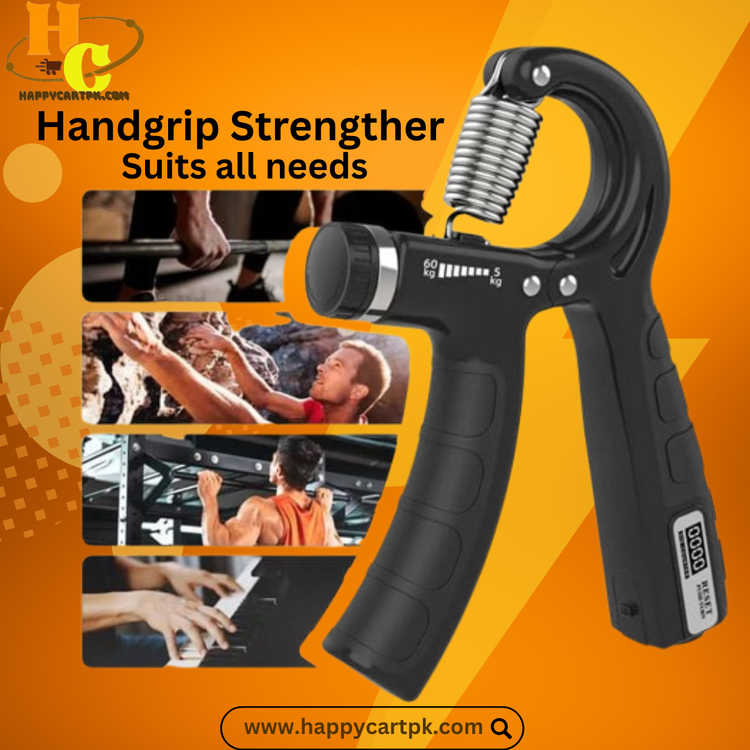 Adjustable Hand Gripper With Counter, Hand Workout Squeezer, Grip Strength Trainer(Random Color)