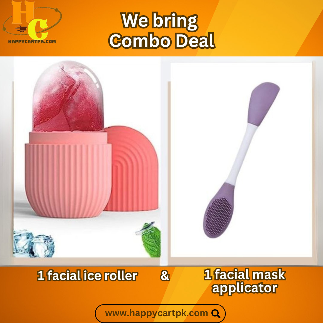 Ice Roller + Silicon Mask Applicator (Random Color)
