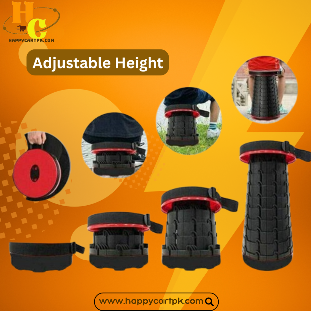 Portable Telescoping Stool (Random Color)