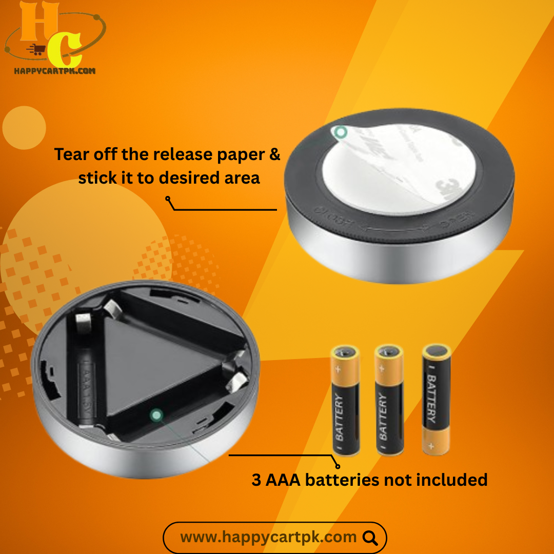 Tap LED Sticky Light- 3pcs