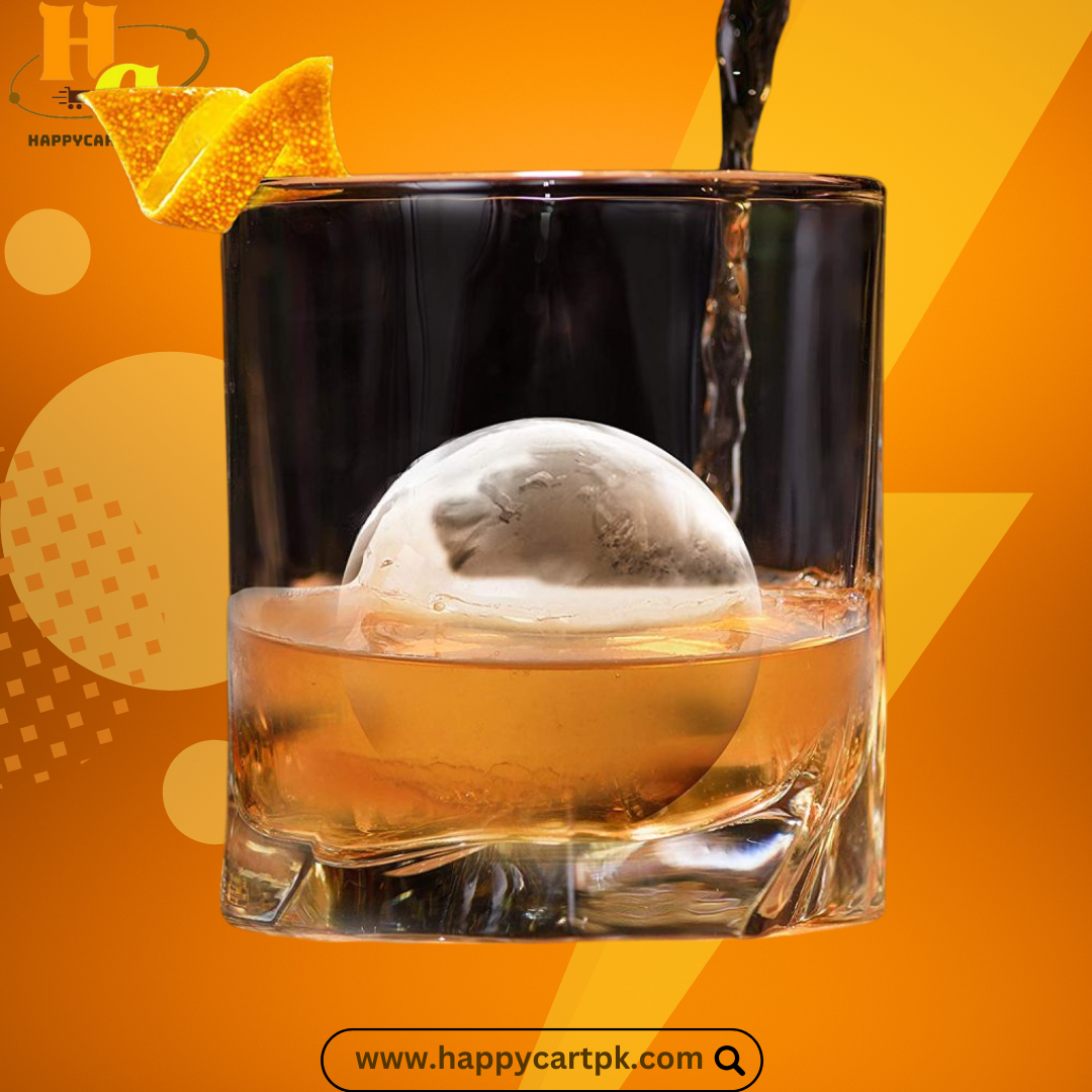 Round Ice Cubes Tray - 6 Grid Silicon Made - (Random Color)