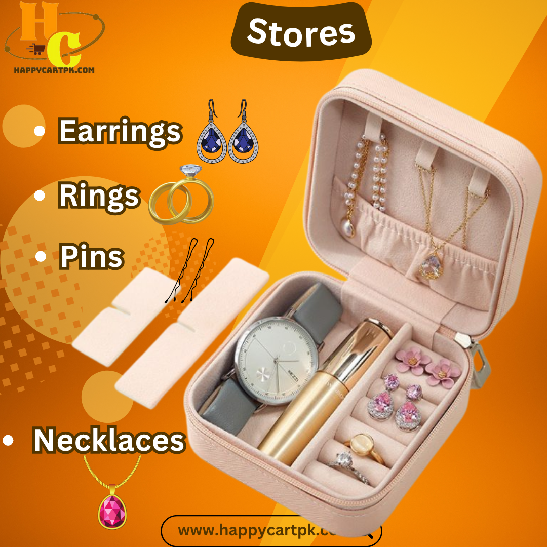 Travel Mini Jewellery Box (Random Color)